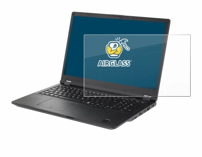 Abbildung des Geräts Fujitsu Lifebook U7511 mit einer Vielzahl des Displayschutzes.