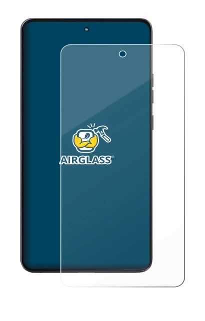 Abbildung des Geräts Motorola Moto G86 Power mit einer Vielzahl des Displayschutzes.
