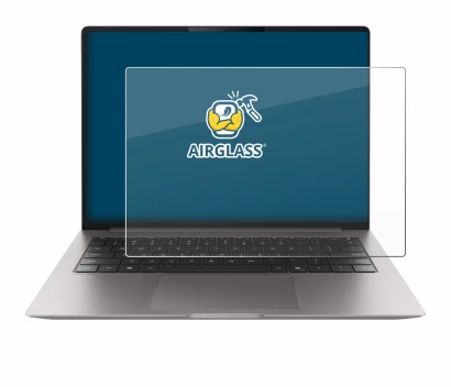 Abbildung des Geräts Honor MagicBook Pro 14 mit einer Vielzahl des Displayschutzes.