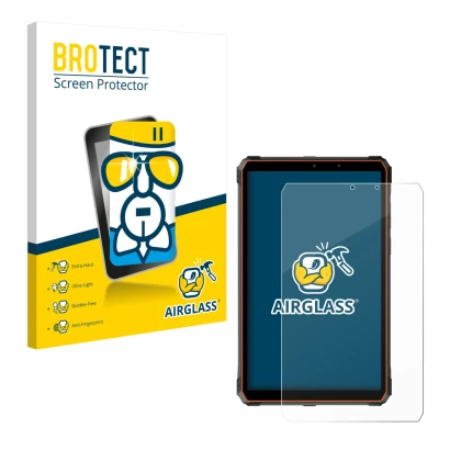 Vorderseite einer Produktverpackung mit dem Markenlogo BROTECT. Daneben ist das Gerät Blackview Active 5 mit dem zugehörigen D