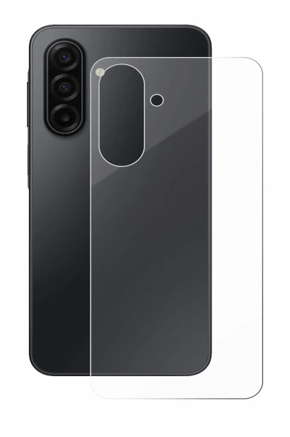 Abbildung des Geräts Samsung Galaxy A17 5G (Rückseite) mit einer Vielzahl des Displayschutzes.