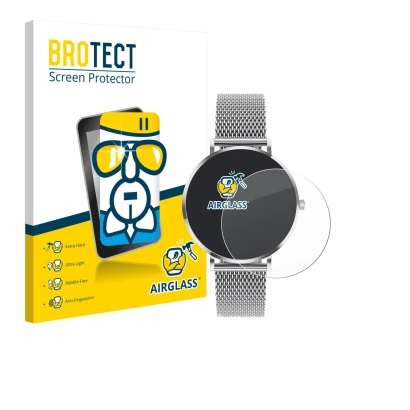 Vorderseite einer Produktverpackung mit dem Markenlogo BROTECT. Daneben ist das Gerät Pireware Amory 5 Mini mit dem zugehörige