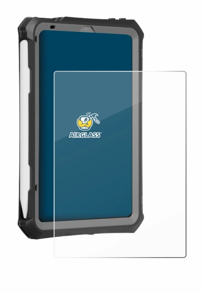 Abbildung des Geräts Apple iPad Mini 7 2024 (case-friendly) mit einer Vielzahl des Displayschutzes.