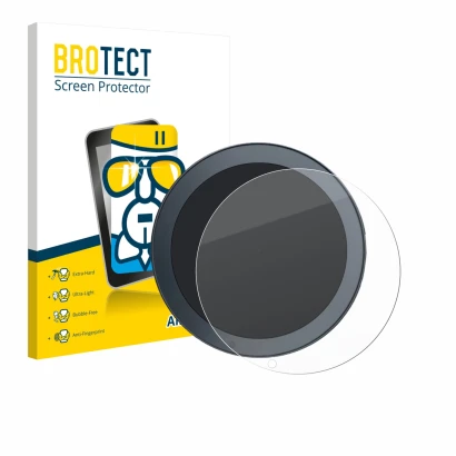 Vorderseite einer Produktverpackung mit dem Markenlogo BROTECT. Daneben ist das Gerät QJ Motor SRV 600 mit dem zugehörigen Dis