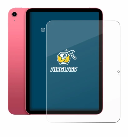 Abbildung des Geräts Apple iPad A16 11" 2025 (Display+Kamera) mit einer Vielzahl des Displayschutzes.