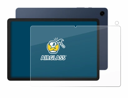Abbildung des Geräts Samsung Galaxy Tab A9 Plus (Display+Kamera) mit einer Vielzahl des Displayschutzes.