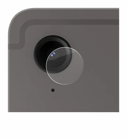 Abbildung des Geräts Samsung Galaxy Tab S9 FE (NUR Kameraschutz) mit einer Vielzahl des Displayschutzes.