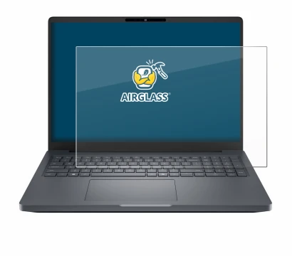 Abbildung des Geräts Dell Pro Max 16 Plus mit einer Vielzahl des Displayschutzes.