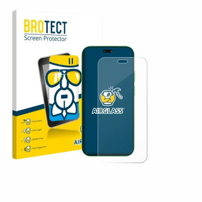 Vorderseite einer Produktverpackung mit dem Markenlogo BROTECT. Daneben ist das Gerät Huawei Nova 15 Ultra mit dem zugehörigen