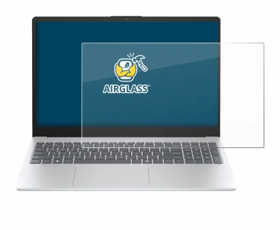 Abbildung des Geräts HP OmniBook 3 15" mit einer Vielzahl des Displayschutzes.