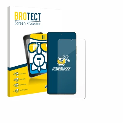 Vorderseite einer Produktverpackung mit dem Markenlogo BROTECT. Daneben ist das Gerät Motorola Signature mit dem zugehörigen D