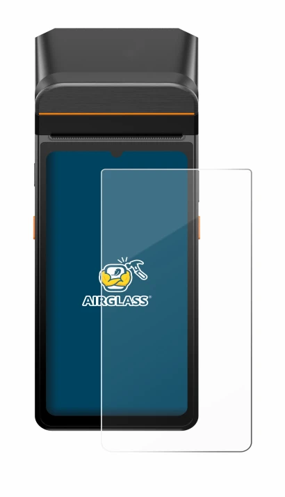 Abbildung des Geräts Sunmi V3 A13 mit einer Vielzahl des Displayschutzes.