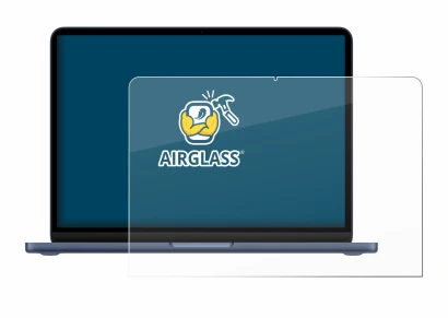 Abbildung des Geräts Apple MacBook Neo 13" 2026 mit einer Vielzahl des Displayschutzes.