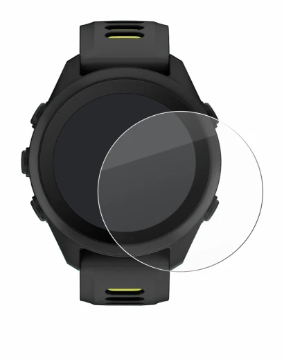Abbildung des Geräts Garmin Forerunner 170 mit einer Vielzahl des Displayschutzes.