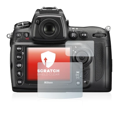 Abbildung des Geräts Nikon D700 mit einer Vielzahl des Displayschutzes.