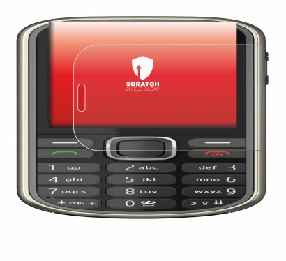 Abbildung des Geräts Nokia 3720 classic mit einer Vielzahl des Displayschutzes.