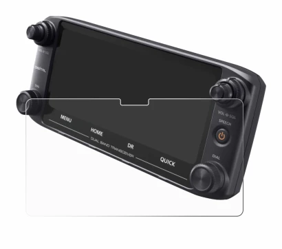 Abbildung des Geräts Icom ID-5100 mit einer Vielzahl des Displayschutzes.