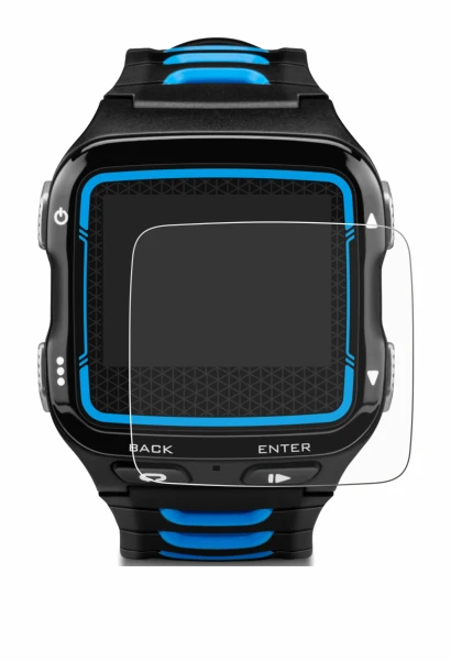Abbildung des Geräts Garmin Forerunner 920XT mit einer Vielzahl des Displayschutzes.