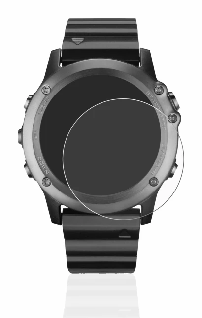Abbildung des Geräts Garmin Fenix 3 mit einer Vielzahl des Displayschutzes.