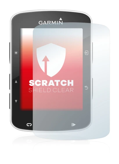 Abbildung des Geräts Garmin Edge 520 mit einer Vielzahl des Displayschutzes.