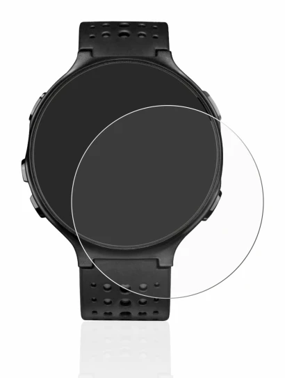 Abbildung des Geräts Garmin Forerunner 235 mit einer Vielzahl des Displayschutzes.