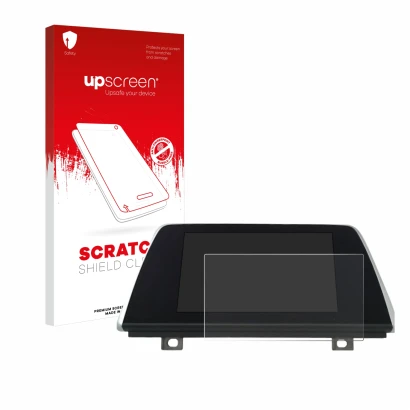 Vorderseite einer Produktverpackung mit dem Markenlogo upscreen. Daneben ist das Gerät BMW Professional 6.5" mit dem zugehörig