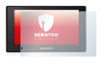 Abbildung des Geräts Garmin DriveSmart 50 LMT-D mit einer Vielzahl des Displayschutzes.