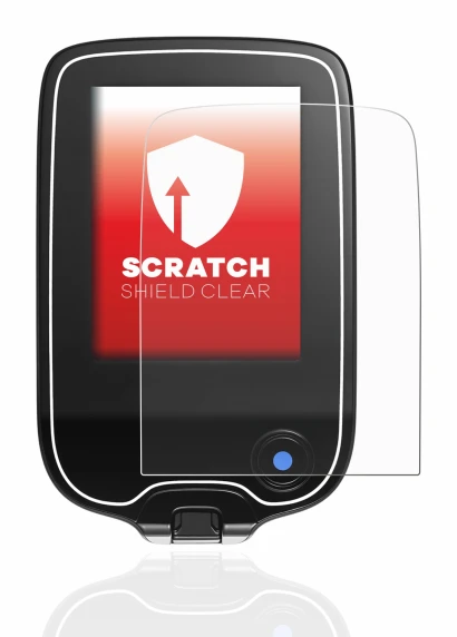 Abbildung des Geräts Freestyle Libre mit einer Vielzahl des Displayschutzes.