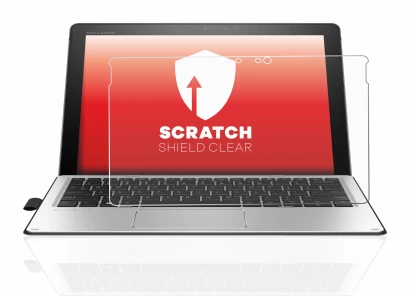 Abbildung des Geräts HP Elite x2 1012 G2 mit einer Vielzahl des Displayschutzes.