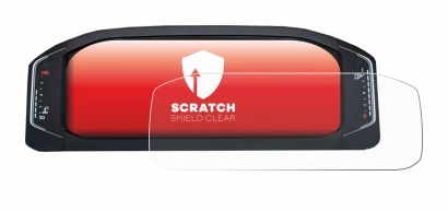 Abbildung des Geräts Volkswagen Active Info Display T-Roc mit einer Vielzahl des Displayschutzes.