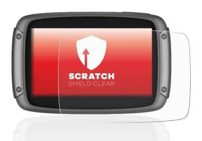 Abbildung des Geräts TomTom Rider 550 mit einer Vielzahl des Displayschutzes.