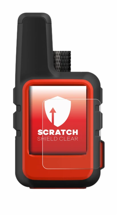 Abbildung des Geräts Garmin inReach Mini mit einer Vielzahl des Displayschutzes.