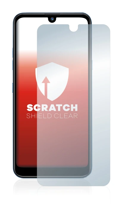 Abbildung des Geräts LG Q60 mit einer Vielzahl des Displayschutzes.