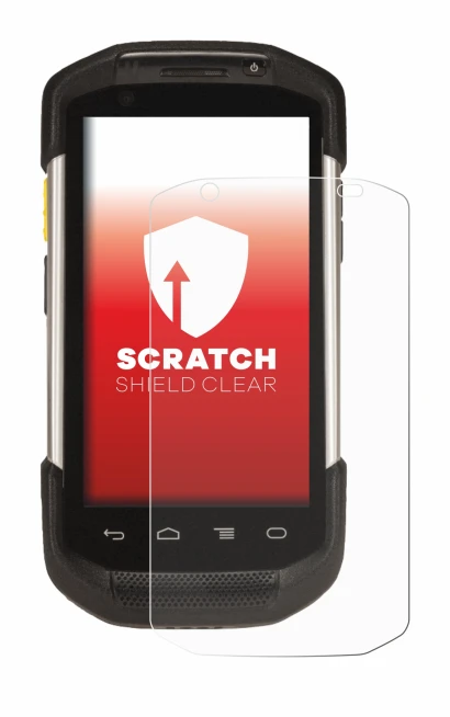 Abbildung des Geräts Zebra TC77 mit einer Vielzahl des Displayschutzes.