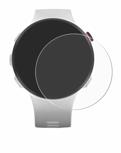 Abbildung des Geräts Garmin Forerunner 45S mit einer Vielzahl des Displayschutzes.