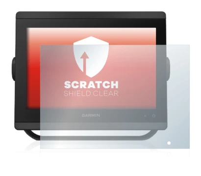 Abbildung des Geräts Garmin GPSMAP 8410xsv mit einer Vielzahl des Displayschutzes.