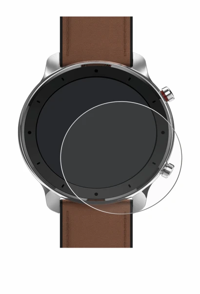 Abbildung des Geräts Huami Amazfit GTR (47 mm) mit einer Vielzahl des Displayschutzes.