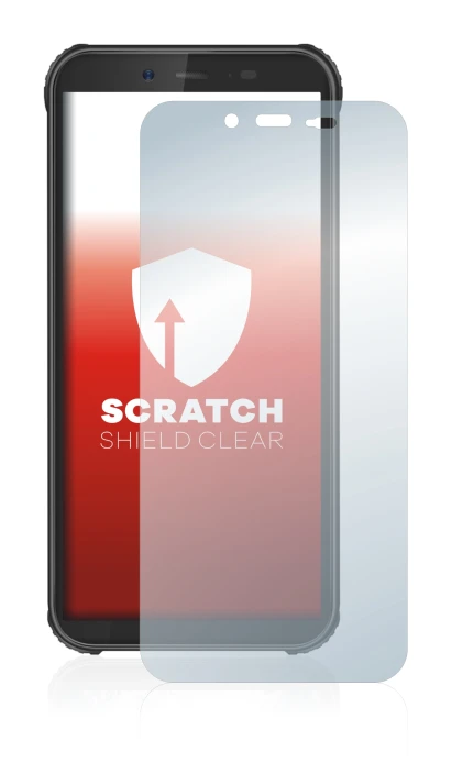 Abbildung des Geräts Blackview BV5500 mit einer Vielzahl des Displayschutzes.