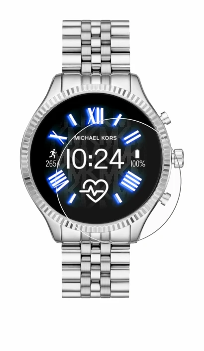 Abbildung des Geräts Michael Kors Access Lexington 2 mit einer Vielzahl des Displayschutzes.