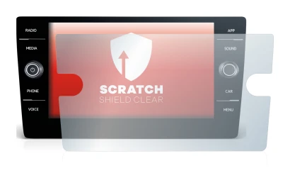 Abbildung des Geräts Volkswagen Golf GTI 2017 Discover Media 8" 2017-2019 mit einer Vielzahl des Displayschutzes.