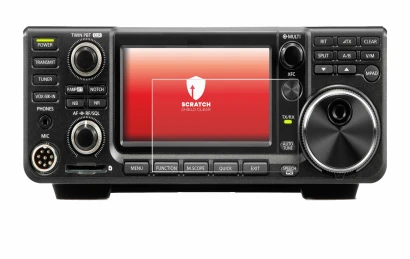 Abbildung des Geräts Icom IC-9700 mit einer Vielzahl des Displayschutzes.