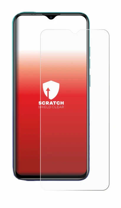 Abbildung des Geräts Ulefone Note 9P mit einer Vielzahl des Displayschutzes.
