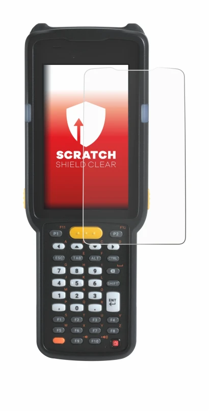 Abbildung des Geräts Zebra MC330L mit einer Vielzahl des Displayschutzes.