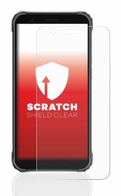 Abbildung des Geräts Blackview BV4900 Pro mit einer Vielzahl des Displayschutzes.