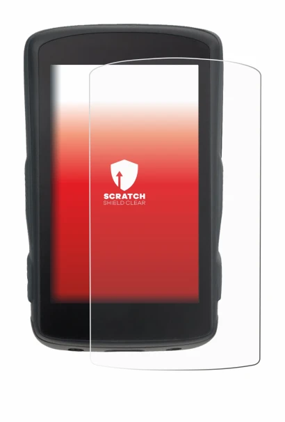 Abbildung des Geräts Hammerhead Karoo 2 mit einer Vielzahl des Displayschutzes.