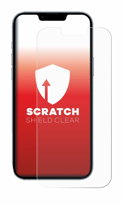 Abbildung des Geräts Apple iPhone 13 Pro Max mit einer Vielzahl des Displayschutzes.