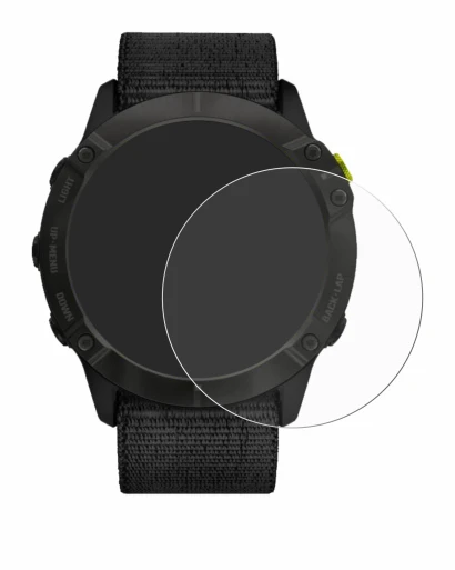Abbildung des Geräts Garmin Enduro mit einer Vielzahl des Displayschutzes.