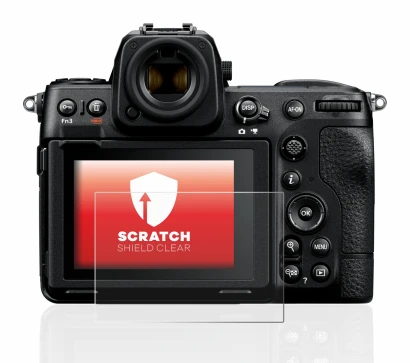 Abbildung des Geräts Nikon Z 8 mit einer Vielzahl des Displayschutzes.