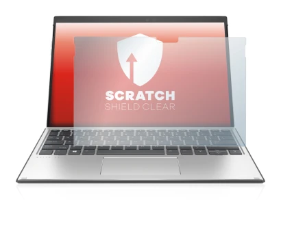 Abbildung des Geräts HP Elite x2 G8 mit einer Vielzahl des Displayschutzes.