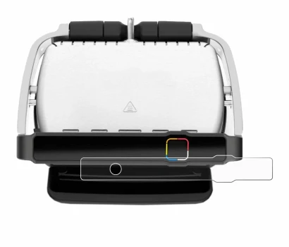 Abbildung des Geräts Tefal OptiGrill Elite mit einer Vielzahl des Displayschutzes.